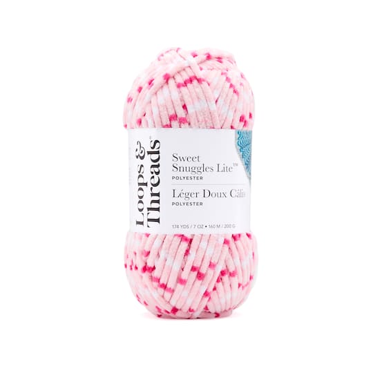 Sweet Snuggles Lite™ Variegated Striped Yarn by Loops & Threads